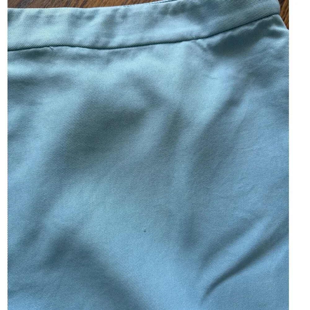 Vintage Ralph Lauren Blue Silk Button Down Shirt Wide Leg Trouser Set